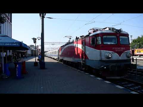 🇷🇴 CFR 477 538-9 with InterRegio 1582 departs from Constanța 06.07.2022