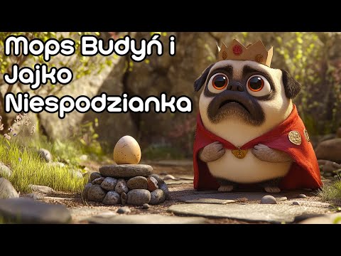 Mops Budyń i Jajko Niespodzianka 🐔 | Bajki do słuchania na dobranoc 🌙