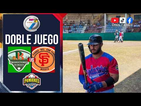 🔴En Vivo #Pomares2026Xcanal7Boaco Productores De Boaco Vs Fieras Del San fernado Masaya  Doble Juego