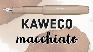 Kaweco Macchiato Sport Fountain Pen BB ❀ Colorverse Callifolio Robert Oster Swatches Currently Inked