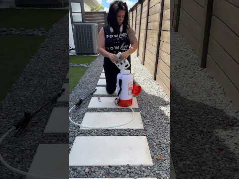 Landscaping Hack: Mulch Glue! #diyhomeprojects #diy