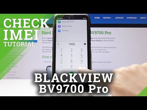 IMEI Info in Blackview BV9700 Pro - Check IMEI / Serial Number