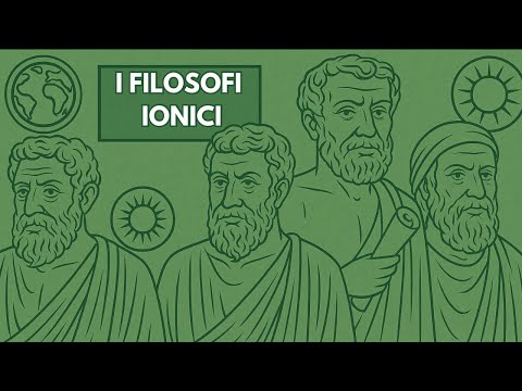 I filosofi ionici: Talete, Anassimandro, Anassimene, Pitagora ed Eraclito | schemi di filosofia✨📖🏛