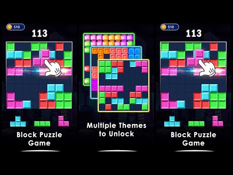 Block Puzzle Combo Blast Game Gameplay Android Mobile - YouTube