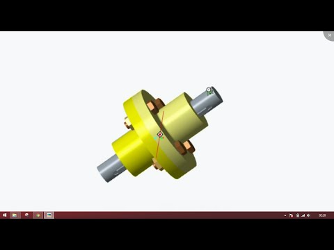 flange coupling in creo Parametric (2.0/3.0/5.0)