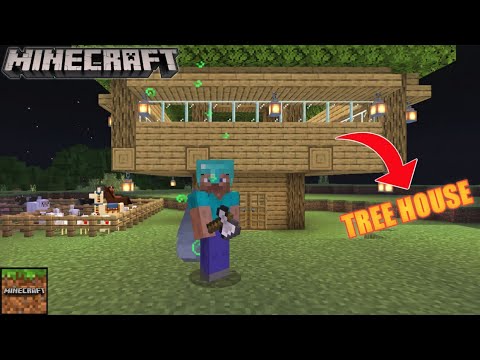 I made a tree house in minecraft/Minecraft in tamil/on vtg!