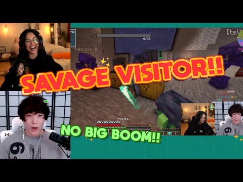 Are you insane!? Valkyrae is visiting Sykkuno's REACTOR and she does SAVAGE THINGS!