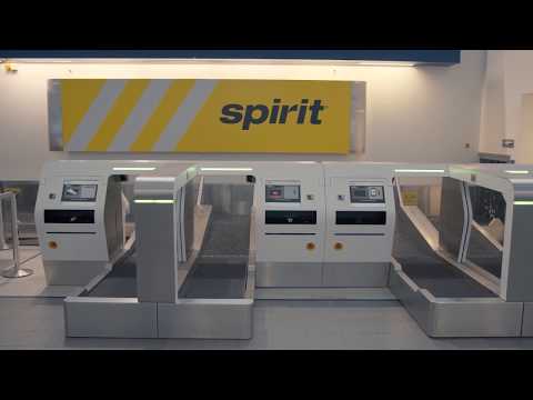 Spirit Airlines - Self Bag Drop @ LaGuardia Airport
