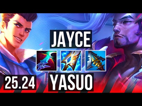 JAYCE vs YASUO (TOP) | Good KDA: 11/1/3 | KR Grandmaster | 25.24