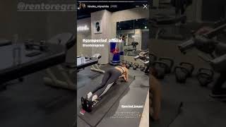 インスタ美女(@hinako_miyashita) トレーニング動画 #shorts