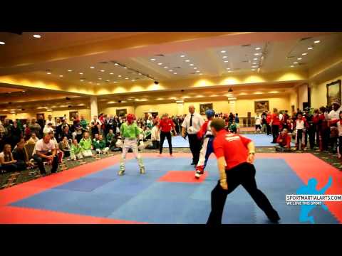 WKC Worlds 2014 Boys Point Sparring Team IRL v Team USA