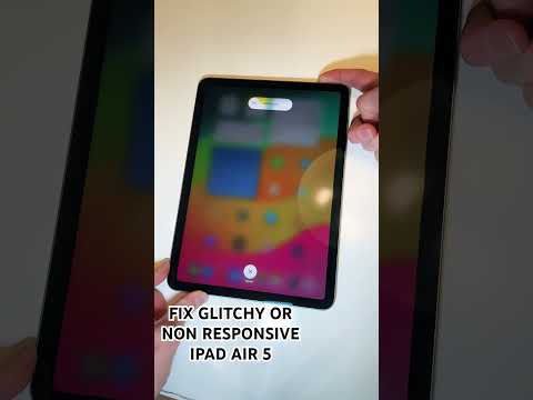How to fix / force restart unresponsive or glitchy iPad Air 5