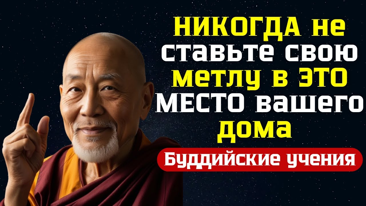 НИКОГДА не ставьте свою метлу в ЭТО МЕСТО вашего дома | Буддийские учения