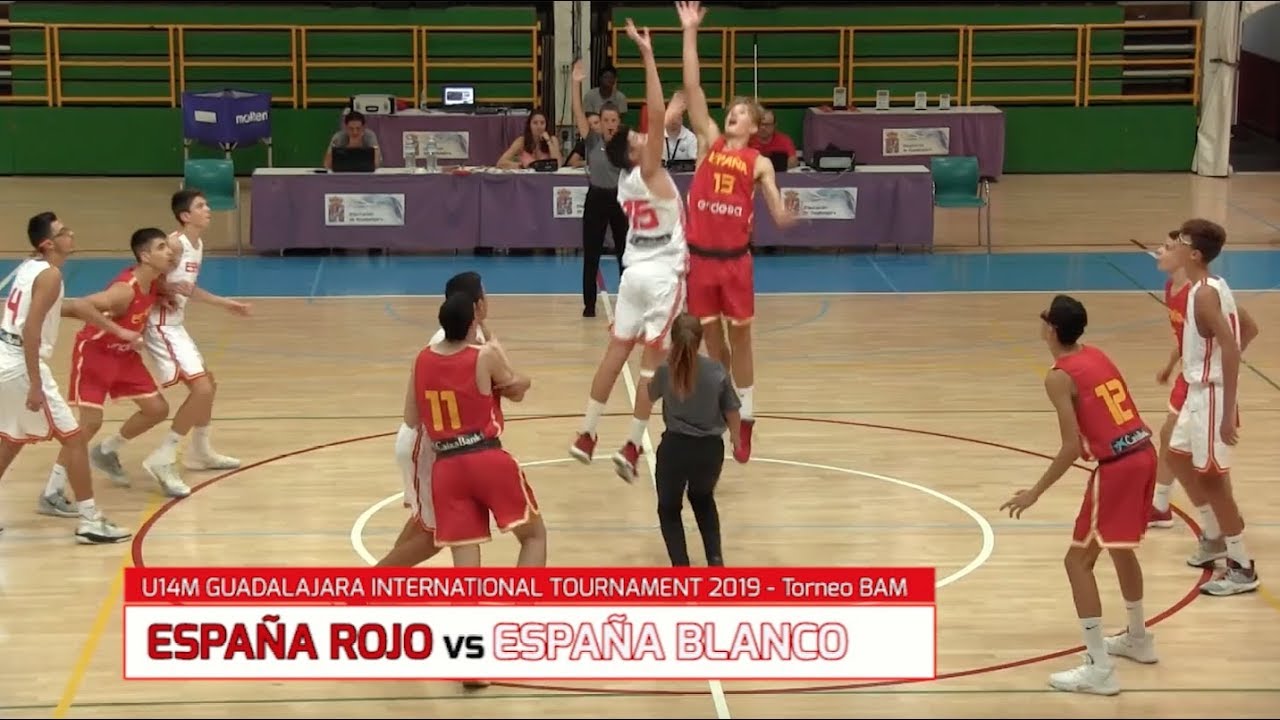 U14M - ESPAÑA Rojo Vs. ESPAÑA Blanco.- Torneo Internacional BAM 2019 (BasketCantera.TV)