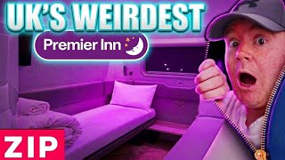 I Stayed in the WEIRDEST Premier Inn Hotel - ZIP!