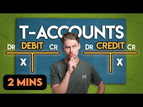 T-ACCOUNTS: Explained in (Almost) 2 Minutes!