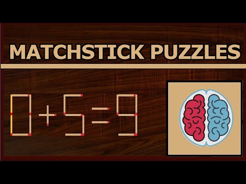 Matchstick Puzzle # 9 | Matchstick Math Problems |Tricky Puzzles |Fix the Equation| High IQ Puzzles