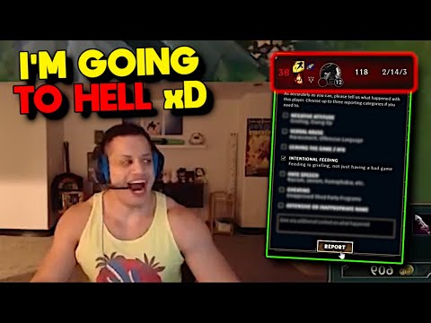 Tyler1 BULLY Platinium Player and Reports him for Inting