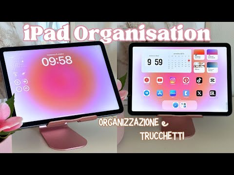 COME UTILIZZO IL MIO IPAD - Organizzazione, widgets e funzioni nascoste ✨🩷✍🏼