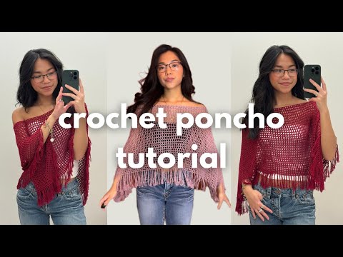 crochet poncho tutorial