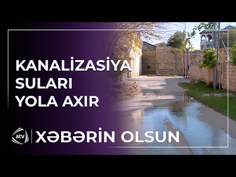 Kürdəxanı qəsəbəsində kanalizasiya problemi