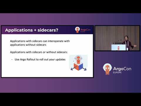 Lightning Talk Operate Sidecar and Sidecar Less Applications with Istio and ArgoCD Roll Lin Sun