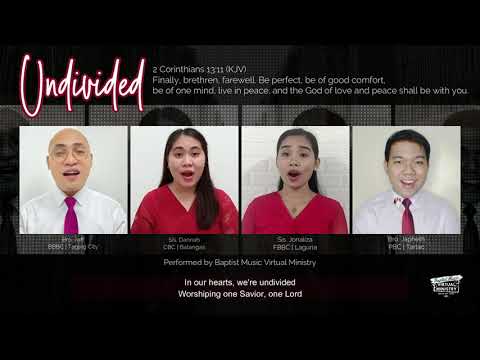 Undivided | Baptist Music Virtual Ministry | Quartet