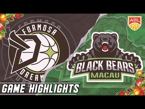 Formosa Dreamers v Macau Black Bears | Highlights | 2019-2020 ASEAN Basketball League