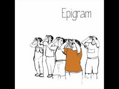 Epigram  - The Beginning of Anything