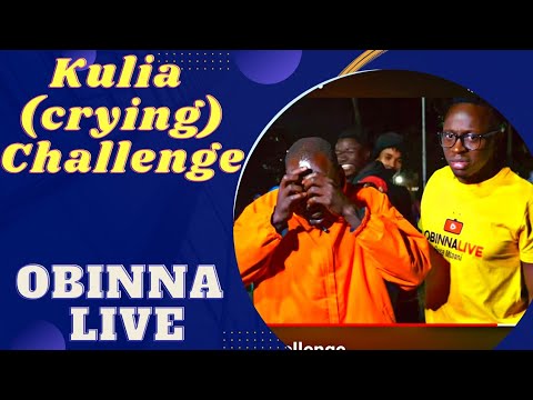 Crying challenge - Obinna Live