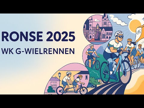 Ronse ready for the 2025 G-Cycling World Championships | Course & preparations