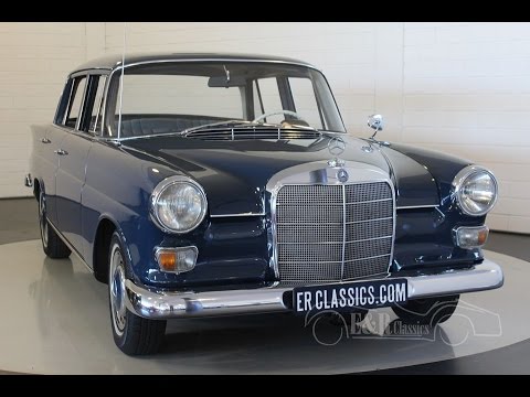Mercedes-Benz 230 heckflosse 1967 very original car 70% first paint -VIDEO- www.ERclassics.com