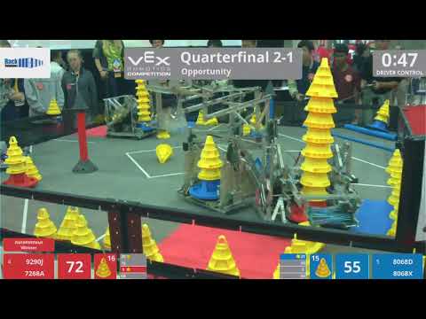 2018 VRC-MS Oppo QF2-1 - 9290J 7268A vs 8068D 8068X - 130 to 84