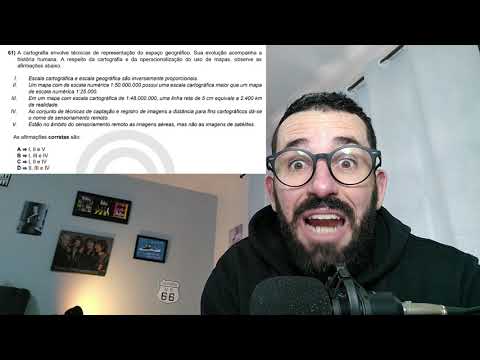 Correção da prova de Geografia - ACAFE Inverno 2021