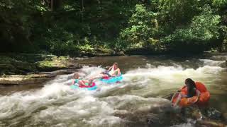 September Summers are Great for Tubing In Bryson City, N
