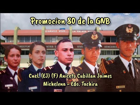 Promoción 80 del IUM de la GNB de Michelena Edo. Táchira / TSU - Drogas / Egresados 01 ENERO 2004