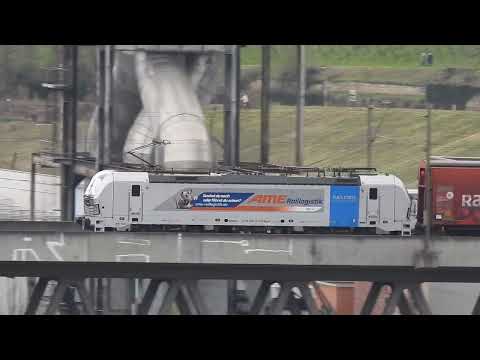 6193 151 mit dem Autoteilezubringer übers Viadkukt Stuttgart-Münster Richtung Stuttgart-Hafen