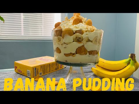 BEST EVER BANANA PUDDING RECIPE FROM SCRATCH | how to make homemade banana pudding