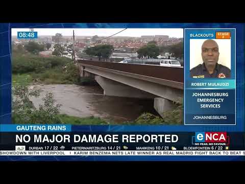 Gauteng rains Johannesburg Emergency Services on alert