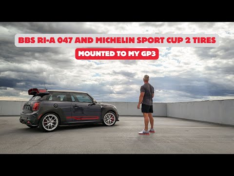 Mini GP3 F56 BBS RI-A 047 with Michelin Sport Cup 2 Mounted Up