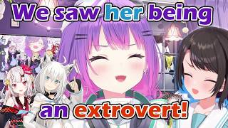 Towa, Fubuki and Ayame got scared from how extrovert Subaru was [hololive/ENG Sub]