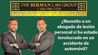 preview picture of video 'Abogados de Accidentes de Auto Boca Raton Florida | ¿Necesito un abogado de lesiones personales?'