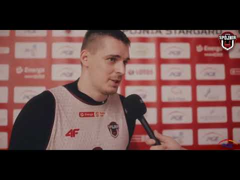 Rozmowa z Piotrem Niedźwiedzkim przed meczem PGE Spójnia Stargard -  Asseco Arka Gdynia