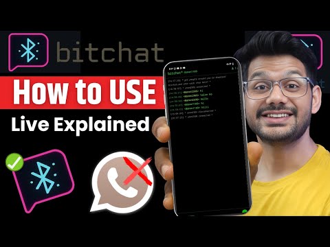 Chat Without Internet - What is Bitchat & How to Use ? Explained Live