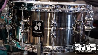 Video thumbnail for Sonor Kompressor Series Brass Snare Drum 6.5x14 by 2112 PERCUSSION