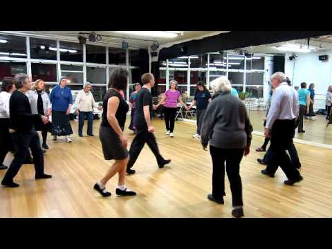 Haim's Israeli folk dance marathon:  Danny works, Ruth plays