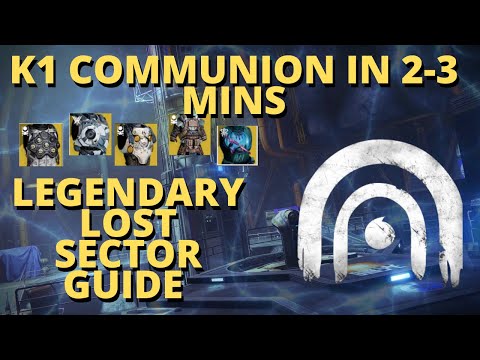 K1 Communion Lost SECTOR Farming Guide!! 2-3 Min clears!