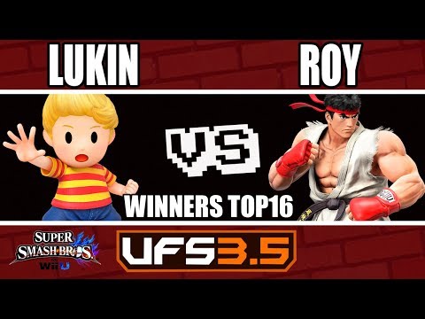 UFSmash 3.5 - Wii U - Lukin (Lucas) VS TSL|Roy (Ryu) - Winners Top 16