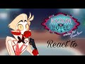 Hazbin Hotel React To Lucifer Radioapple Gacha Reaction Hazbinhotel