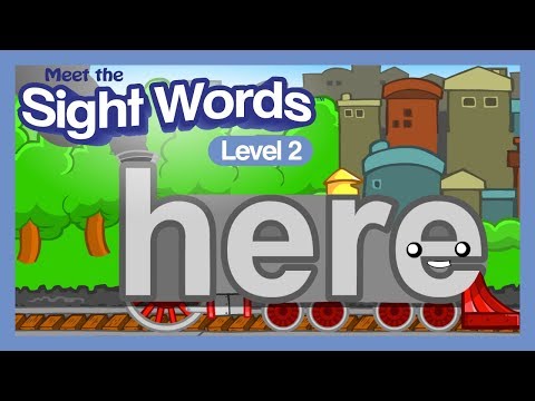 Meet the Sight Words Level 2 - "here"